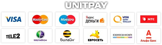Оплатить с помощью UnitPay